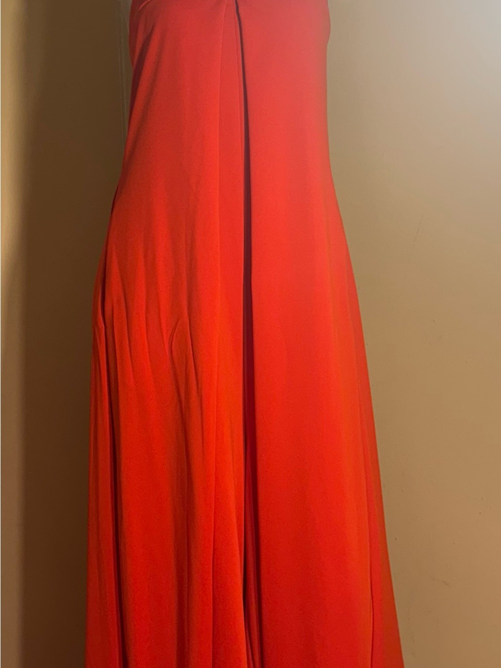 Elegant Red Women's sleeveless pant suit